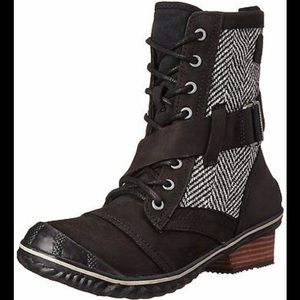Sorel Slimboot Lace Herringbone Waterproof Boots